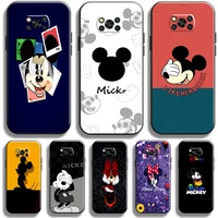 mickey minnie mouse piuto for xiaomi poco x3 gt poco x3 pro nfc phone case back coque tpu silicone cover soft carcasa