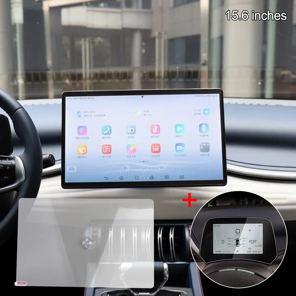 

Car Screen Tempered Glass Screen Protector Kits Hot Sale For BYD ATTO 3 15.6 And 5 Inch ( 2 In A Pack) Anti-scratch Screen Prote