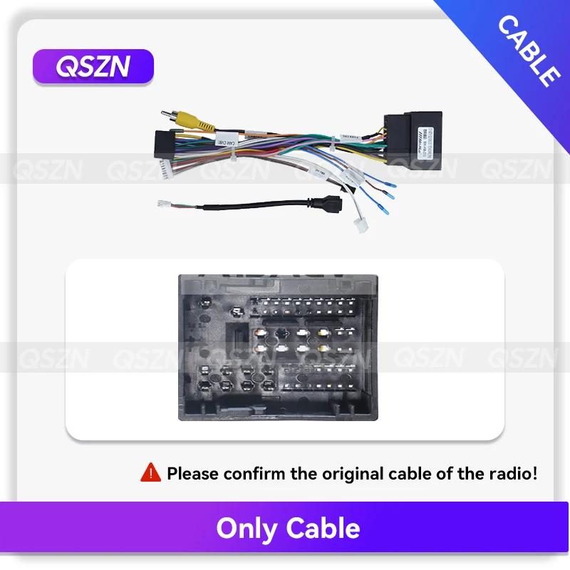 QSZN автомобильный радиоприемник 16PIN Canbus Box для Citroen BERLINGO C3-XR C5 AIRCROSS жгут проводов