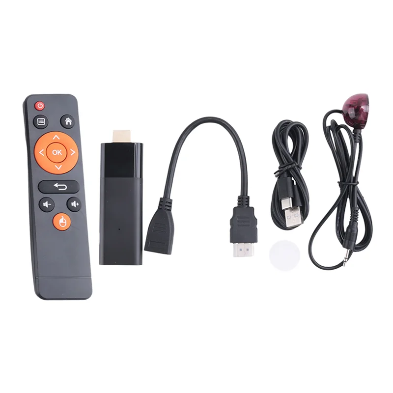 Фото GROCE-Smart TV Stick Android 10, двойной Wi-Fi 4K HDR10 Q6, мини-телевизор, Smart TV Box, медиаплеер PK DQ06, прочный (B) №5