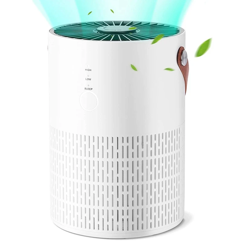 

Desktop Air Purifier HEPA Filter Portable Air Cleaner In Addition To Smell PM2.5 Formaldehyde For Home EU Plug