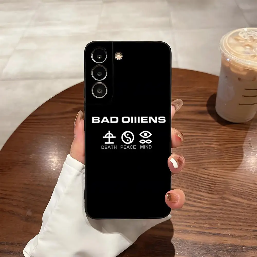Чехол для телефона Music Bad Omens S25 Ultra Samsung S24 Fe S23 S22 S20 S21 Plus A54 A34 A24 A53 A13 A16 Cover