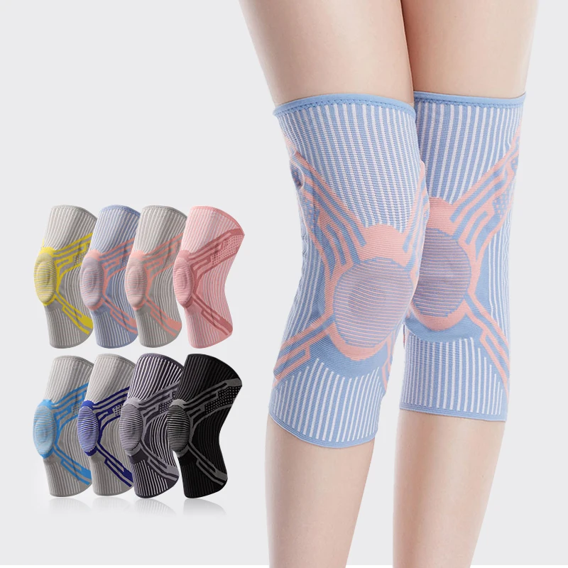 

1PCS Knee Support Elastic Nylon Sport Braces Compression Fitness Running Cycling Knee Pads Basketball Volleyball Brace Protector