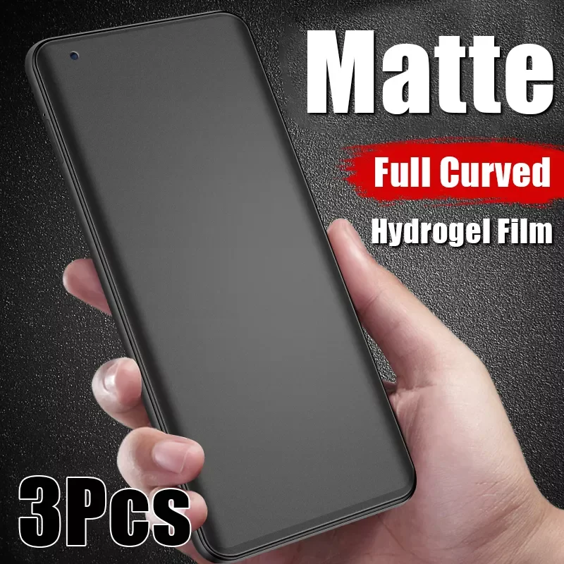 

1-3 шт. Матовая Антибликовая Гидрогелевая пленка для Xiaomi 11 11T 12X 12 Pro, Защита экрана для Redmi Note 11S 10S 11 10 Pro K50 Gaming