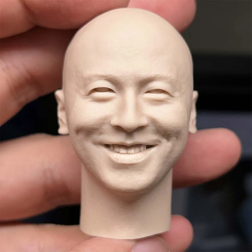 

1/6 Male Head Sculpt Head Sculpture Head Carving for 12" Male Soldier Action Figure Body Dolls