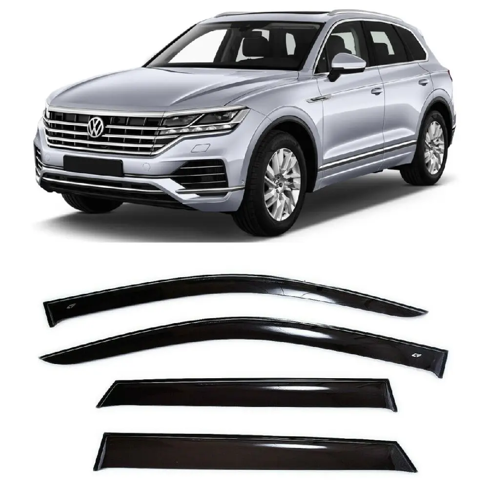 Дефлекторы окон Cobra Tuning V25718 на авто Фольксваген Туарег III 5 дв. 2018-н.в. 4 шт./комп.