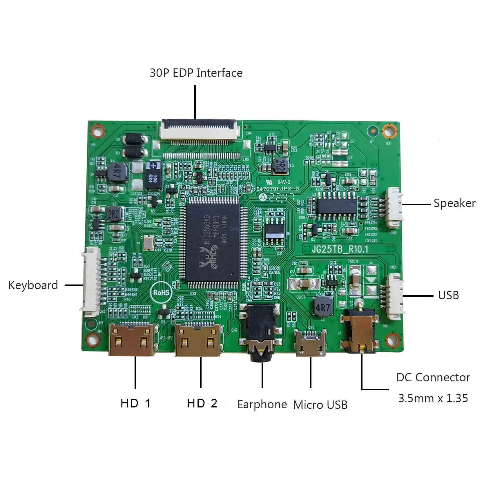 13 3-дюймовый eDP N133HCG-G52 1920X1080 IPS ЖК-экран для ноутбука Замените яркость ЖК-дисплея 500