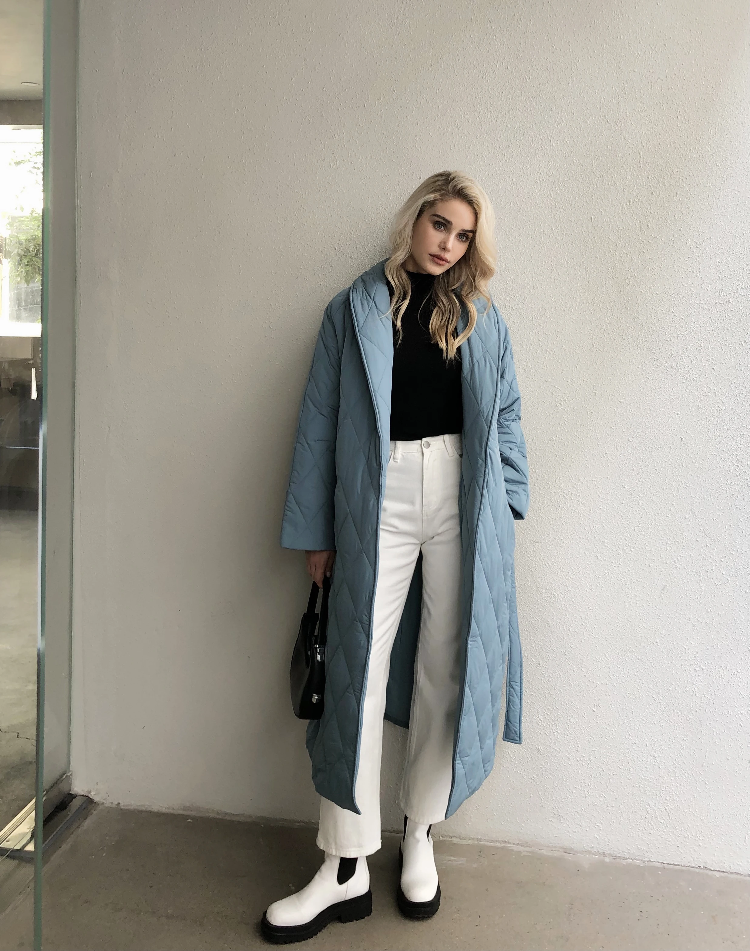 New Design 2022 Women Winter degree Thick Coat Warm Parka Oversized Maxi Long coat with belt Casual Outerwear