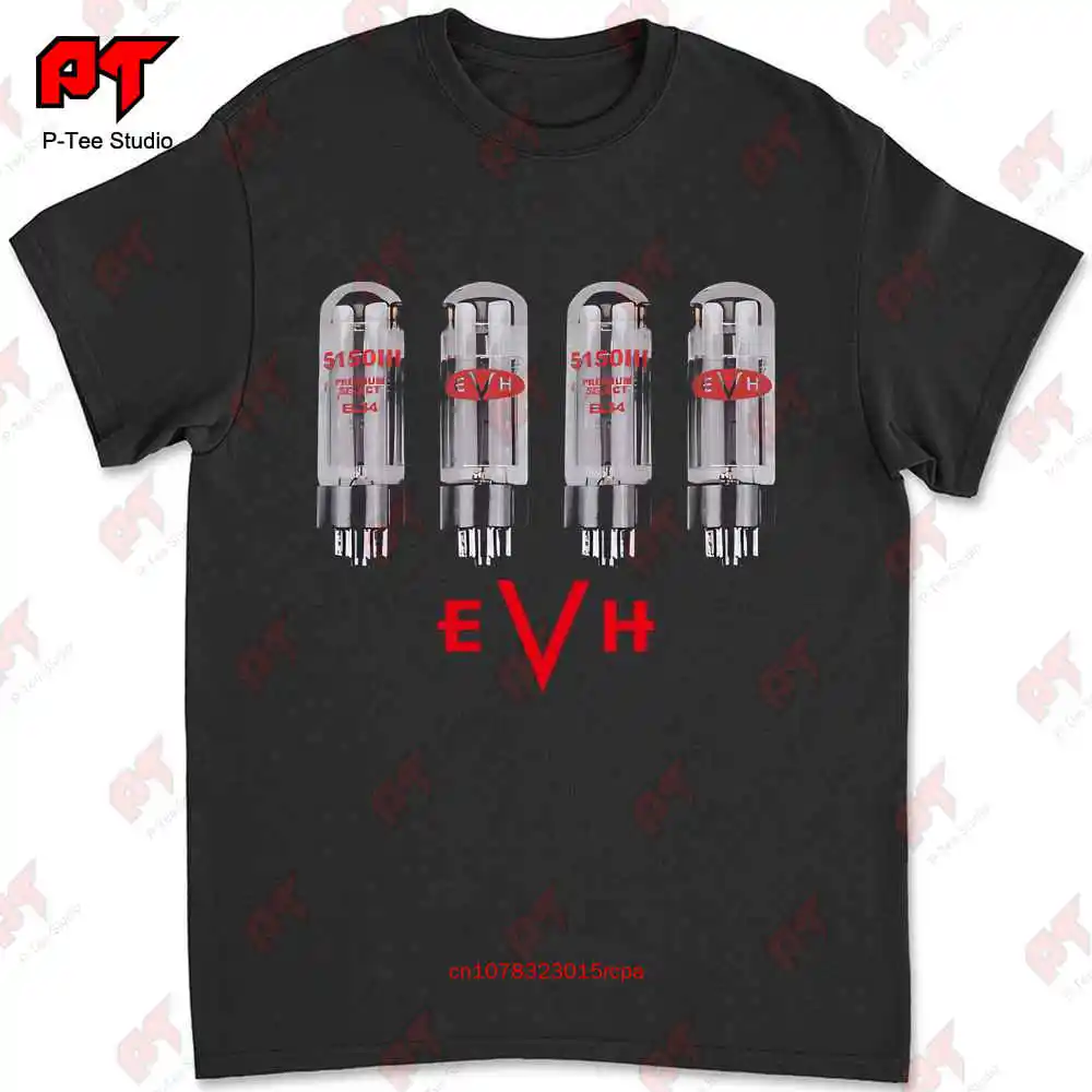 Evh Эдди Ван Хален лампа логотип футболка черный L большой HN08