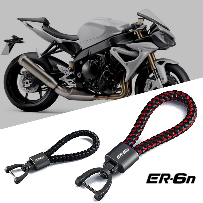

For Kawasaki ER6N ER 6N ER-6N 2006-2016 2013 2014 2015 2023 New Motorcycle Keychain Keyring Key Chains Lanyard Chain Key Rings
