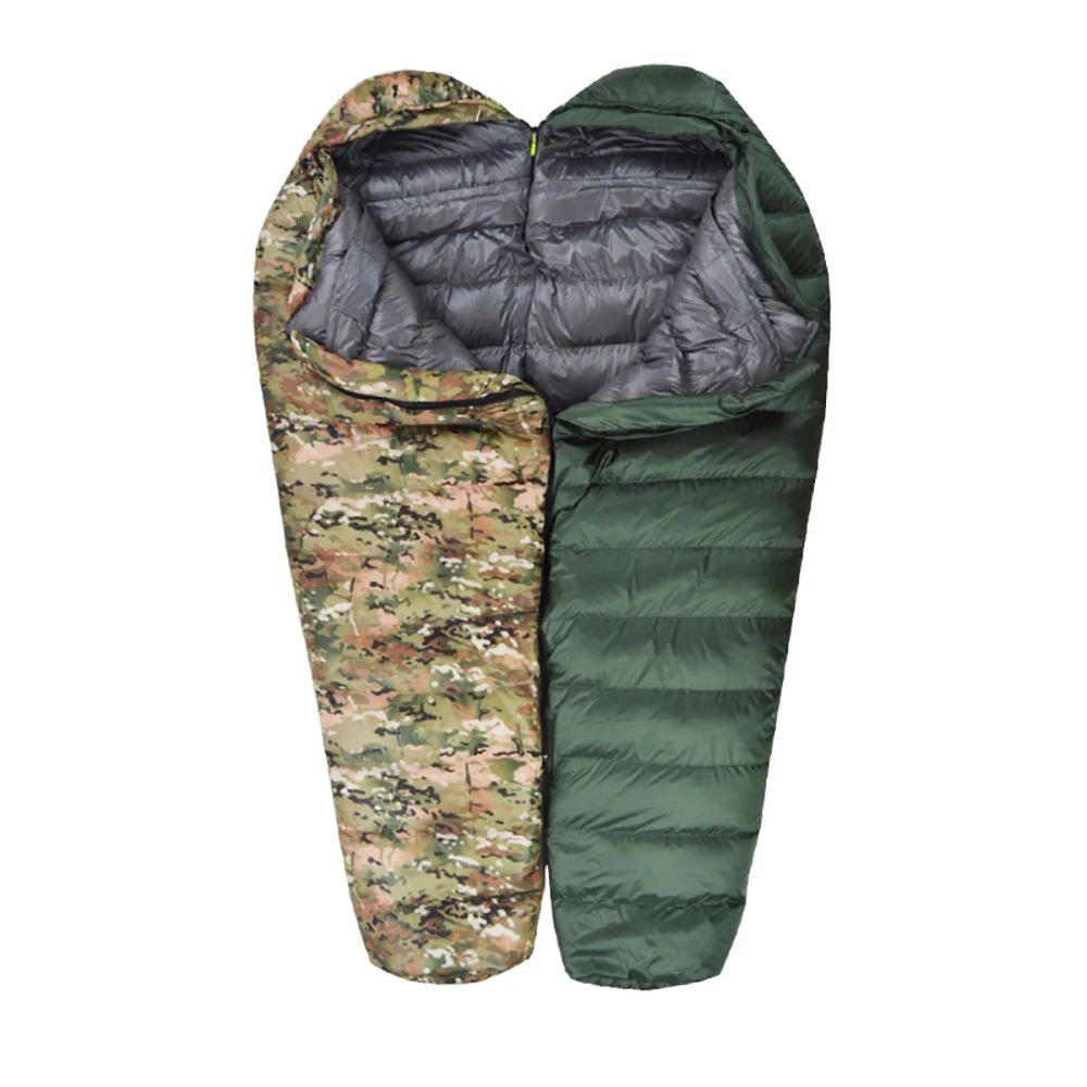 White Goose Down Sleeping Bag Warm Down Soft And Convenient Envelope sleeping bag outdoor travel night bed Mummy sleeping bag