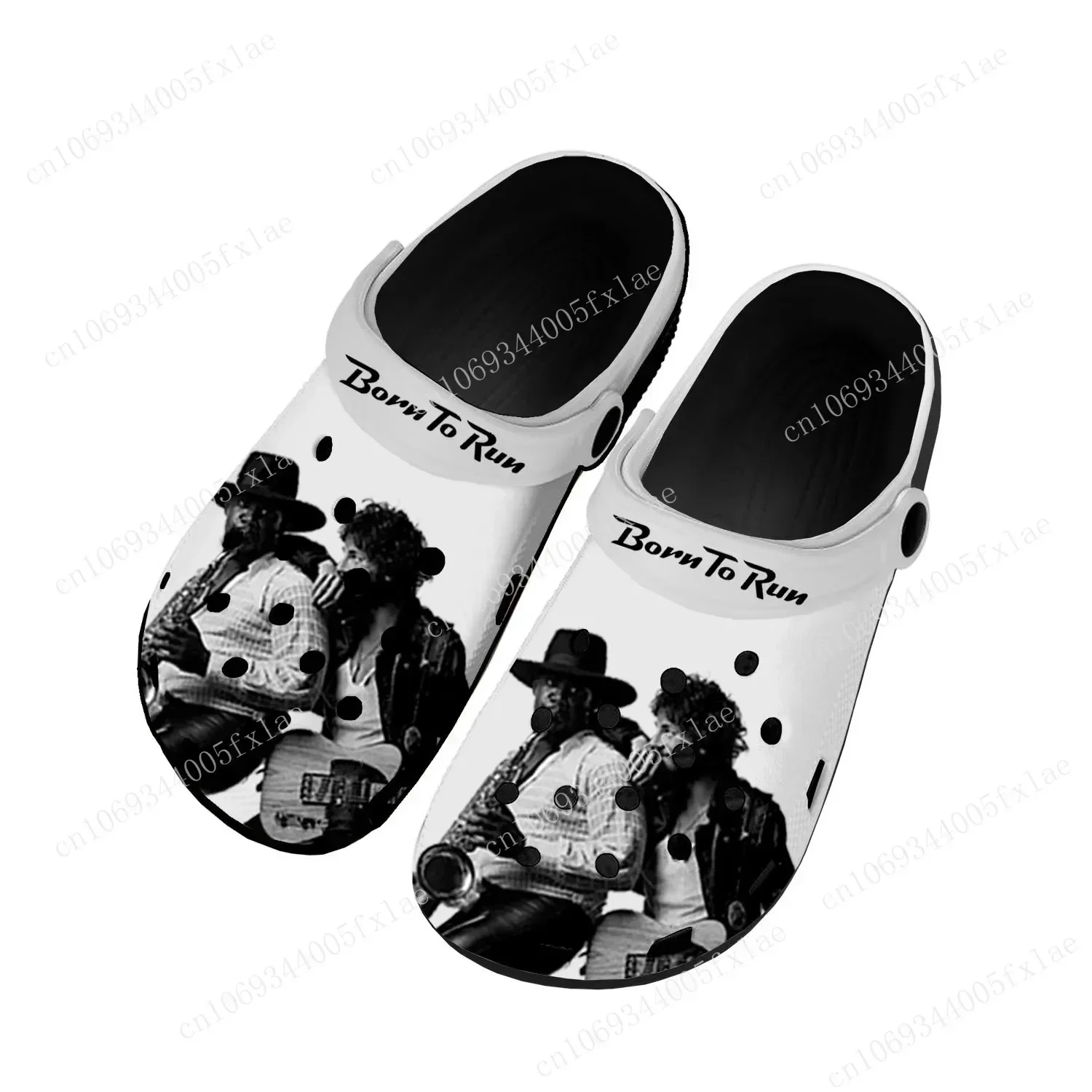 Born To Run Home Clogs Custom Water Shoes Mens Womens Bruce Springsteen Teenager Shoe Garden Clog Breathable Beach Hole Slippers