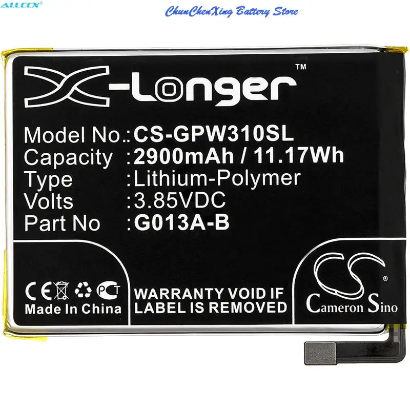 

Cameron Sino 2900mAh Battery G013A-B for Google G013A,G013B,Pixel 3
