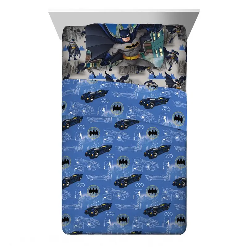 

Twin Sheet Set, Blue and Black, Warner Bros Witchy Cute bedding set Demon slayer Quilt cover Makeup set Cute bed sheet Wednesday