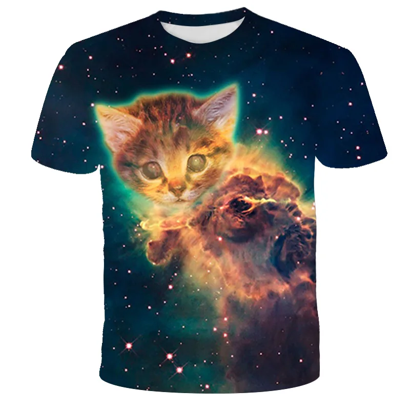 

Latest Styles Kitten Invasion T-Shirt Kittens Overlords Spreading Fear Destruction Lasers Cat 3D T shirt Boy Girl Fashion Tees