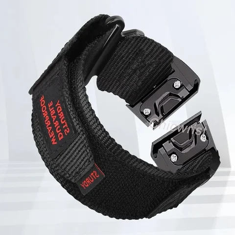 Спортивный ремешок из нейлона для Garmin CAOWTAN