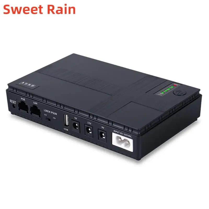 

5 В-12 в, большой емкости, портативный мини-адаптер питания для Wi-Fi, маршрутизатора