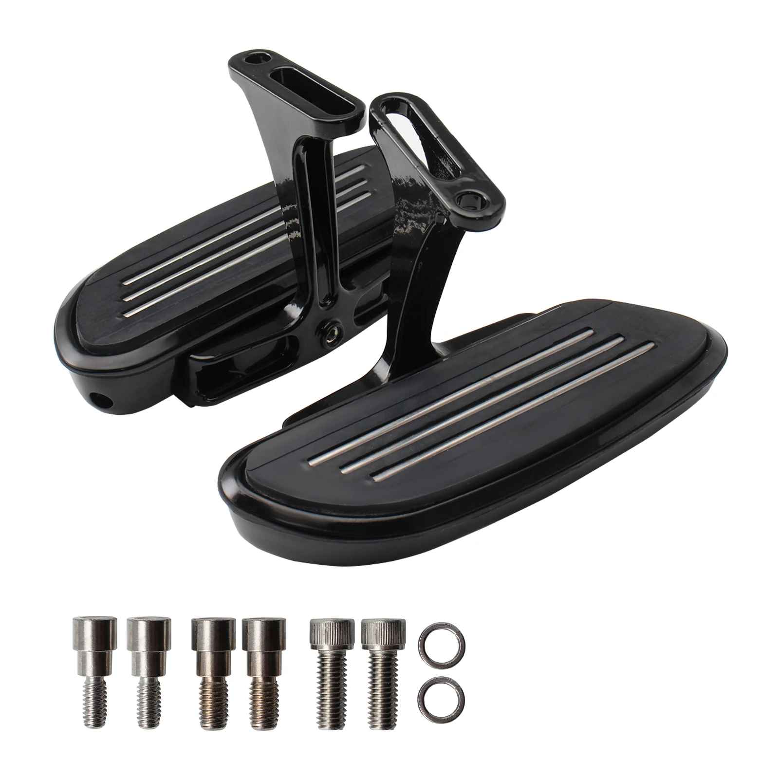 

1 пара подножек для мотоцикла, половые доски заднего пассажира для Harley 1993 + Touring Road King Electra Ultra Classic Street Road Glide