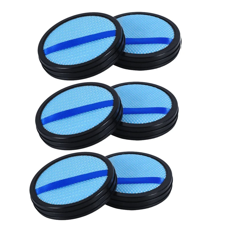 

6Pcs HEPA Filter Spare Parts For Motor Pre-Filter Washable FC6409 6408 6170 6401 6402 6404 Vacuum Cleaner