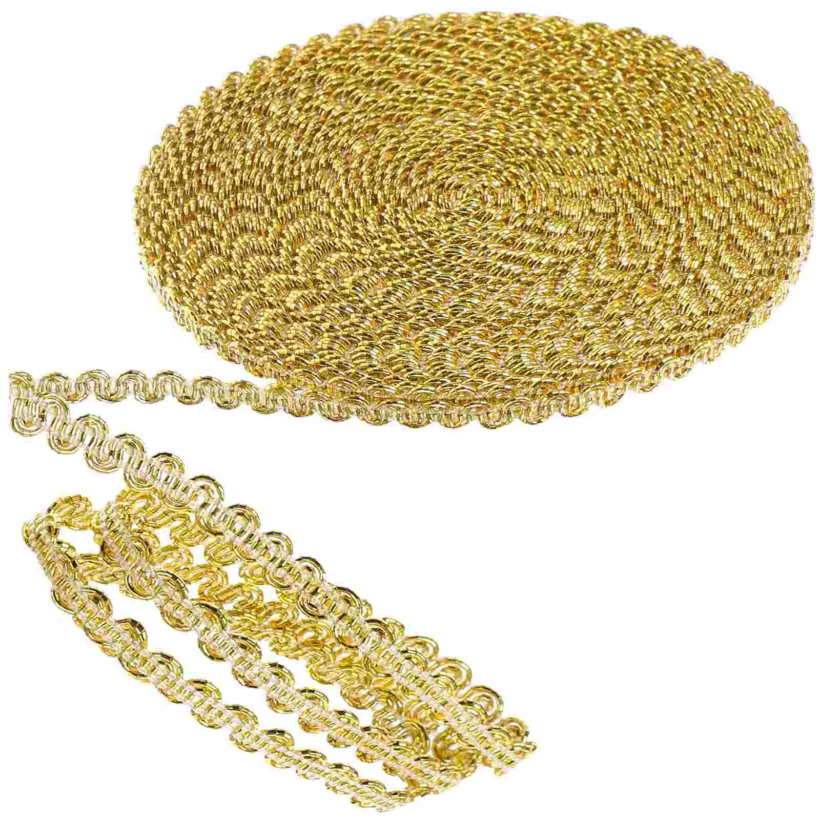 06 см 10 м плетеная лента с гофрированной отделкой для свадьбы дня рождения