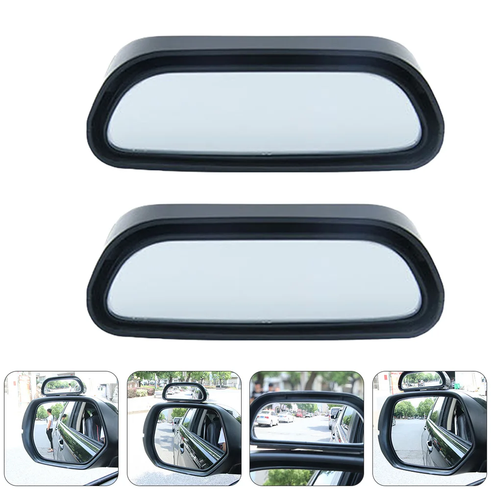 

3 Pcs Rearview Mirror Wide-Angle Blind Spot Car Glass Door Mirrors Auto Adjustable Auxiliary
