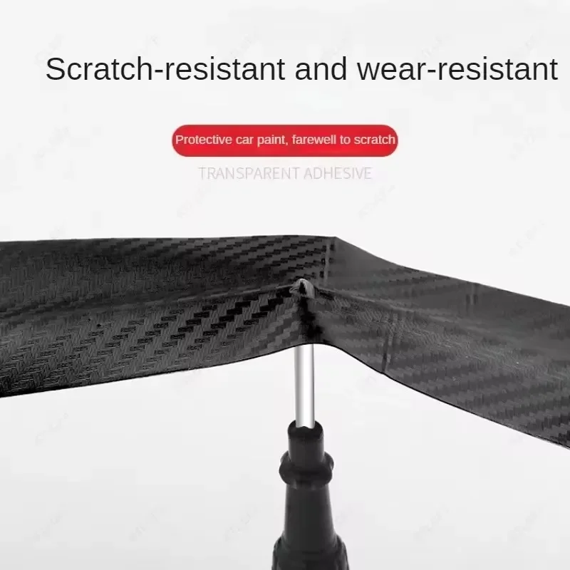 Ширина 3/5/7/10 см защитная полоса из углеродного волокна наклейка авто бампер