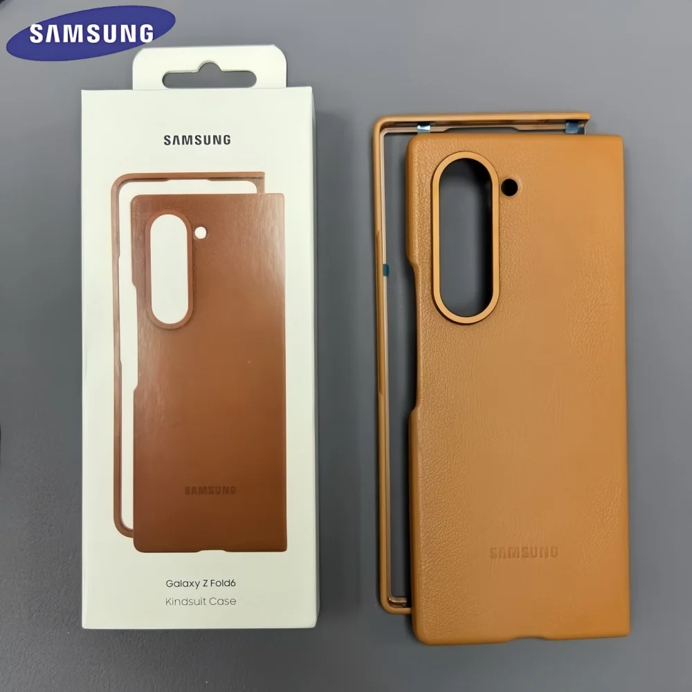Фото Samsung Galaxy Z Fold 6fold6 5G Высококачественный экологически чистый чехол для телефона Роскошный деловой чехол для Fold 6 Защитный чехол с коробкой №1