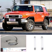 for 2007 2021 toyota fj cruiser aluminum alloy silver car roof inner handle car interior decoration accessories replacement