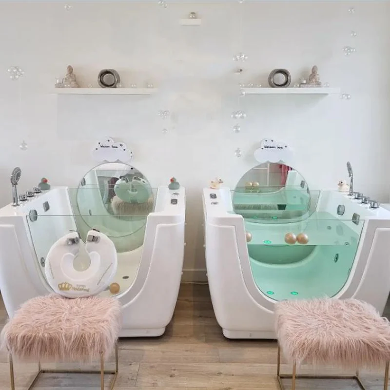 

light ozone spa bath baby spa equipment pipeless pump bathtub air bubble kids bath tub for baby spa shop center