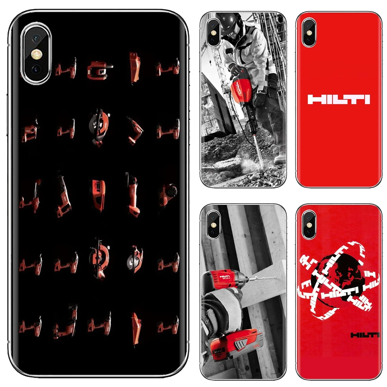 

Artwork Silicone Phone Case For iPhone 10 11 12 13 Mini Pro 4S 5S SE 5C 6 6S 7 8 X XR XS Plus Max 2020 Toolbox brand Hilti Tools