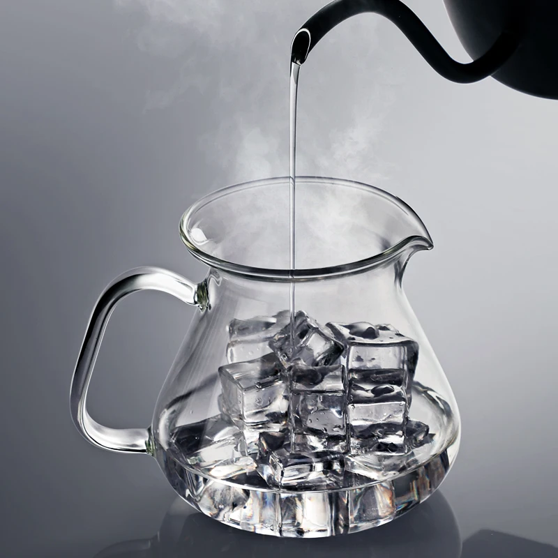 

ZeroHero Newest Explosion Proof Drip Maker V60 Glass Coffee Server