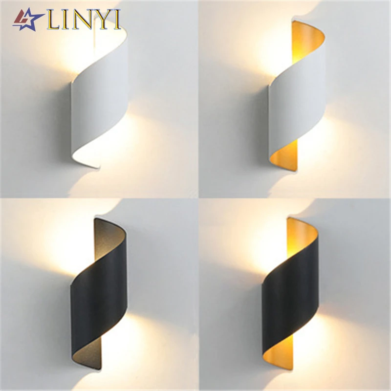 

Aluminum 10W Led Wall Light Indoor Outdoor Home Decoration Up and Down Waterproof Light Bedroom Living Room Lamp Wall Background
