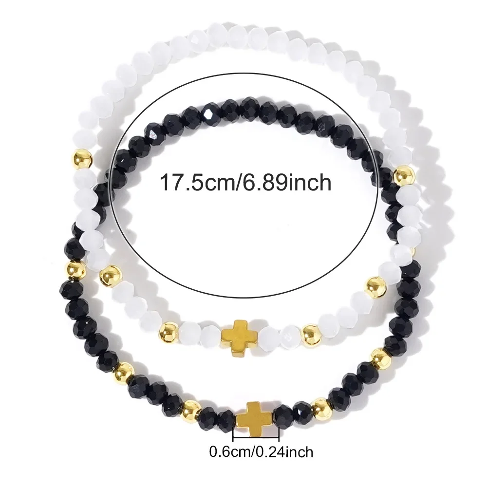 Женский Эластичный Браслет В Богемном Стиле С Кристаллами И Бусинами