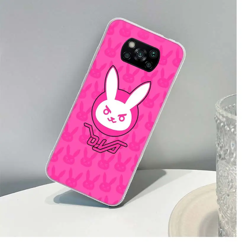 Game O-Overwatchs-DVA Cover Phone Case For Xiaomi Mi 12X 11i 12 11 10 9 8 Lite 13 9T 10T 11T 12T Pro 5X 6X Ultra 5G Luxury Coque images - 6