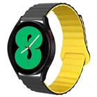 Ремешок силиконовый для Samsung Galaxy watch 4 active 2 Gear S3 amazfit, магнитный браслет для HUAWEI watch GT 2e Pro, 20 мм 22 мм
