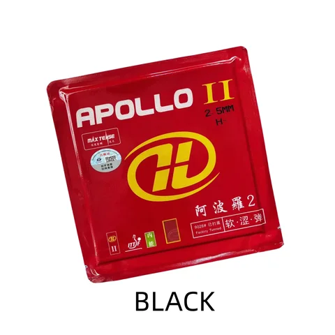 Иньше Аполлон II Накладка для настольного тенниса | Ультратолстая губка 2, 7 мм. | Предварительно повышенный эффект | ZYRE-03 Альтернатива | Красный/Черный