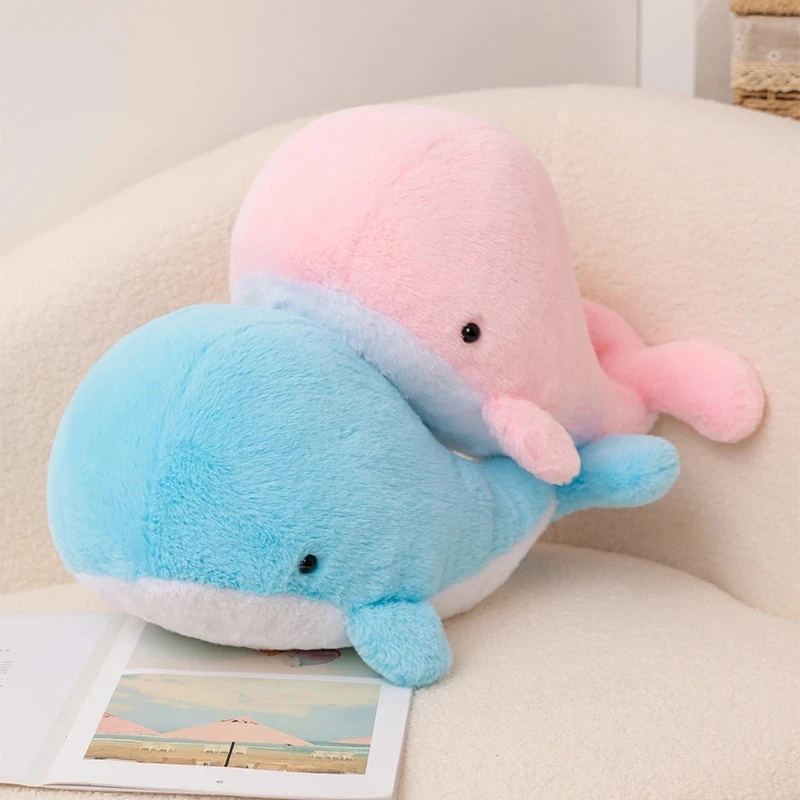 

1pc 42cm Plush Whale Soft Toy Stuffed Ultra Soft Elastic Plushie Aquatic Animals Doll Huggable Kids Ocean Plush Toy