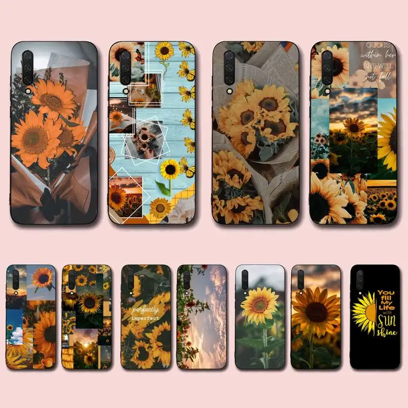 

Sunflower Phone Case for Xiaomi mi 5 6 8 9 10 lite pro SE Mix 2s 3 F1 Max2 3