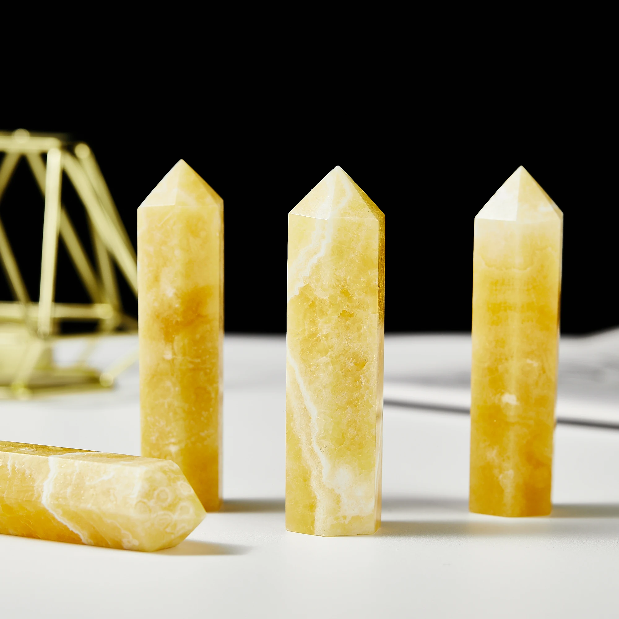 Хрустальная точечная призма натуральный камень Кварцевая башня энергетическая