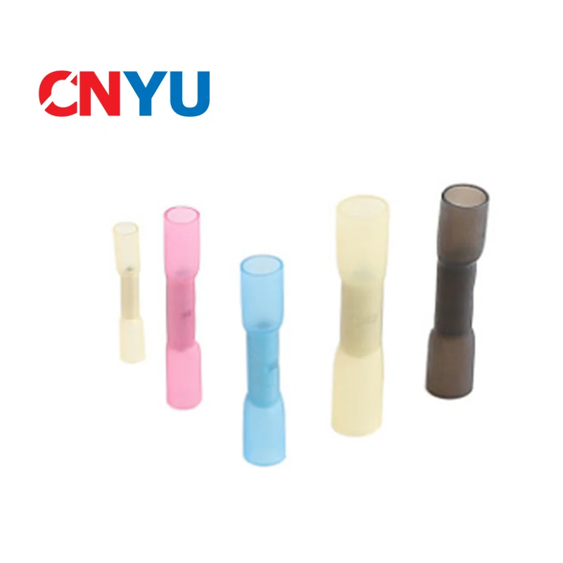 

5/10/30Pcs BHT0.5 BHT1.25 BHT2 BHT5 Heat Shrink Butt Wire Connectors Waterproof Insulated Automobile Wire Cable Crimp Terminals