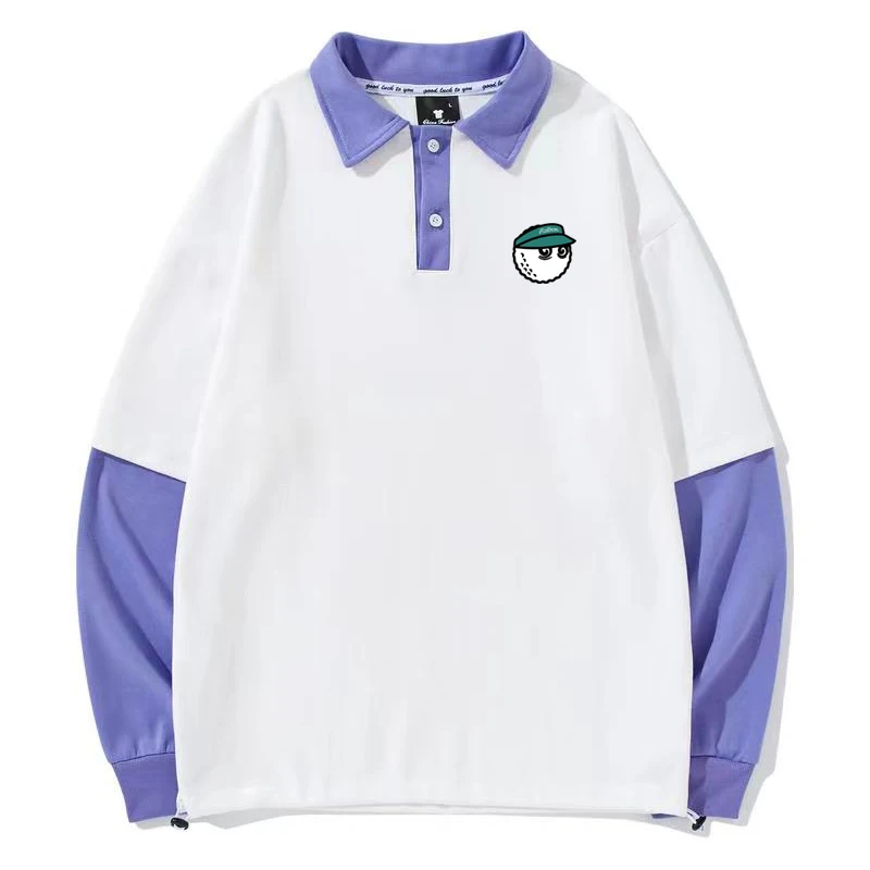 

2023 New Men Women Golf Jacket Men Long Sleeve High Quality Malbon Golf Hoodie Outdoor Sport Breathable Golf Polo Shirts