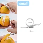 Бытовая Овощечистка для апельсинов из нержавеющей стали, Легко открывающаяся Овощечистка для апельсинов, средство для очистки лимона, высокое качество, пилинг, кухонные аксессуары