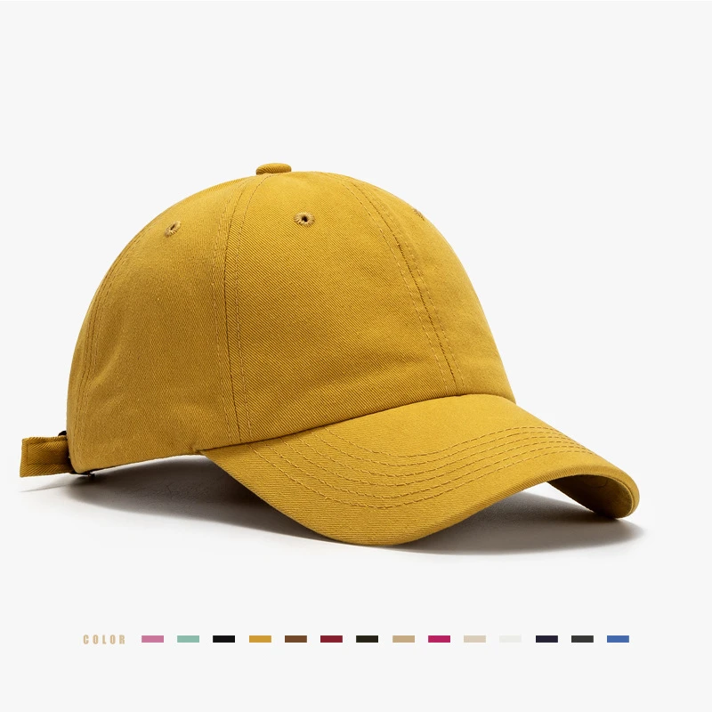 

14 Colour Solid Color Outdoor Men's Sunscreen Hat Wide-brimmed Student Sunshade Peaked Cap Wild Simple Baseball Cap