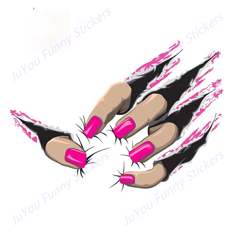 

JuYou Funny Stickers Exterior Accessories for Beast Nails Sticker Fine Car Stickers DIY Custom Printing Occlusion Scratch Decal