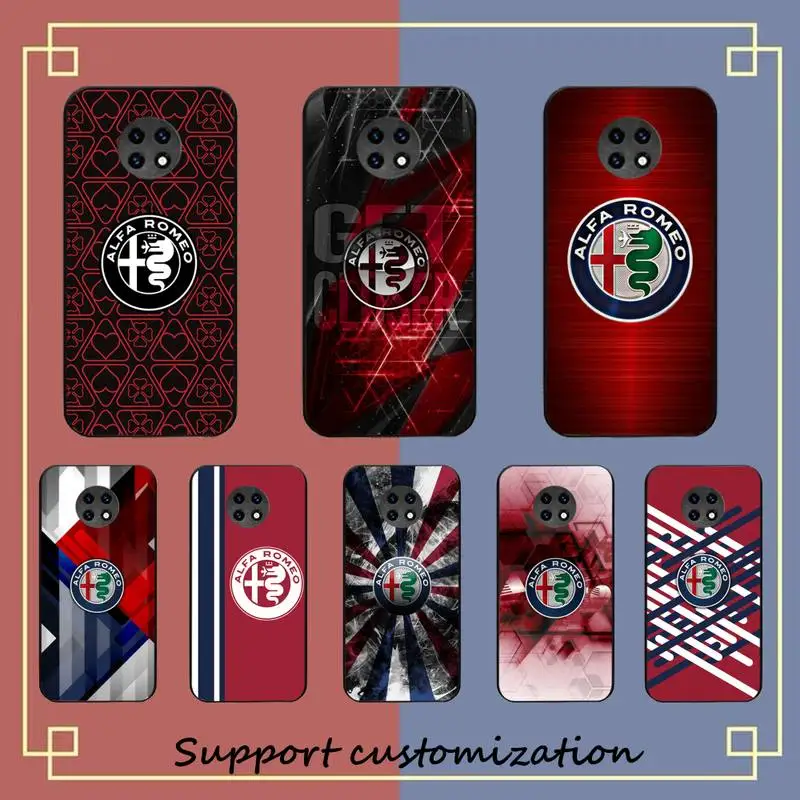 

Car Alfa Romeo Phone Case For Xiaomi Redmi Note 8A 7 5 Note8pro 8T 9Pro TPU Coque for note 6pro Funda Capa