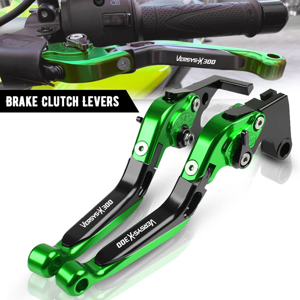 

Motorcycle For Kawasaki VERSYS-X300 VERSYS X300 2017-2021 2018 2019 2020 Clutch Brake Lever Handle CNC Adjustable Motor Brakes