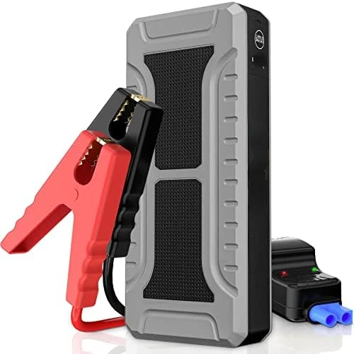 

Car Jump Starter, 4000A Peak Jump Starter (for All Gas or Up to 10L Diesel), Portable Booster Power Pack, 12V Auto Jump Box wi