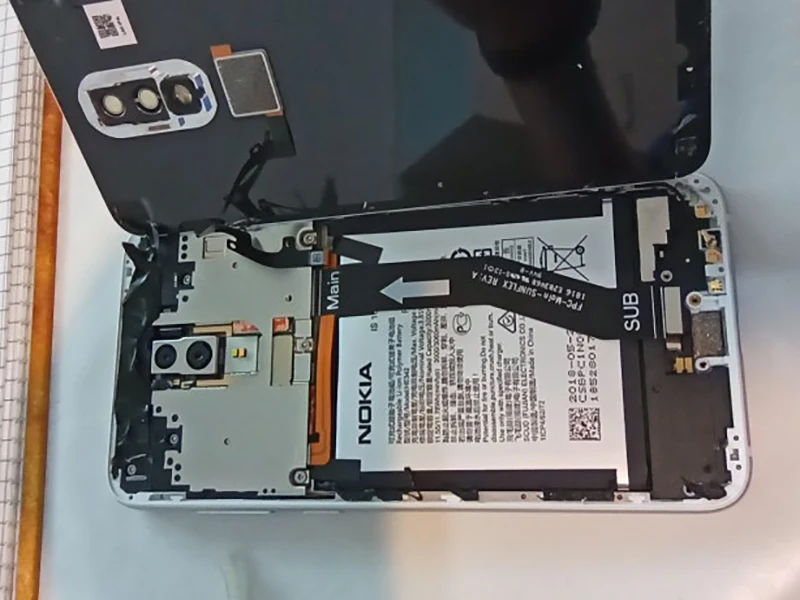 Оригинальный разъем док-станции зарядная плата для Nokia X6/6 1 Plus TA-1099 USB-порт зарядки