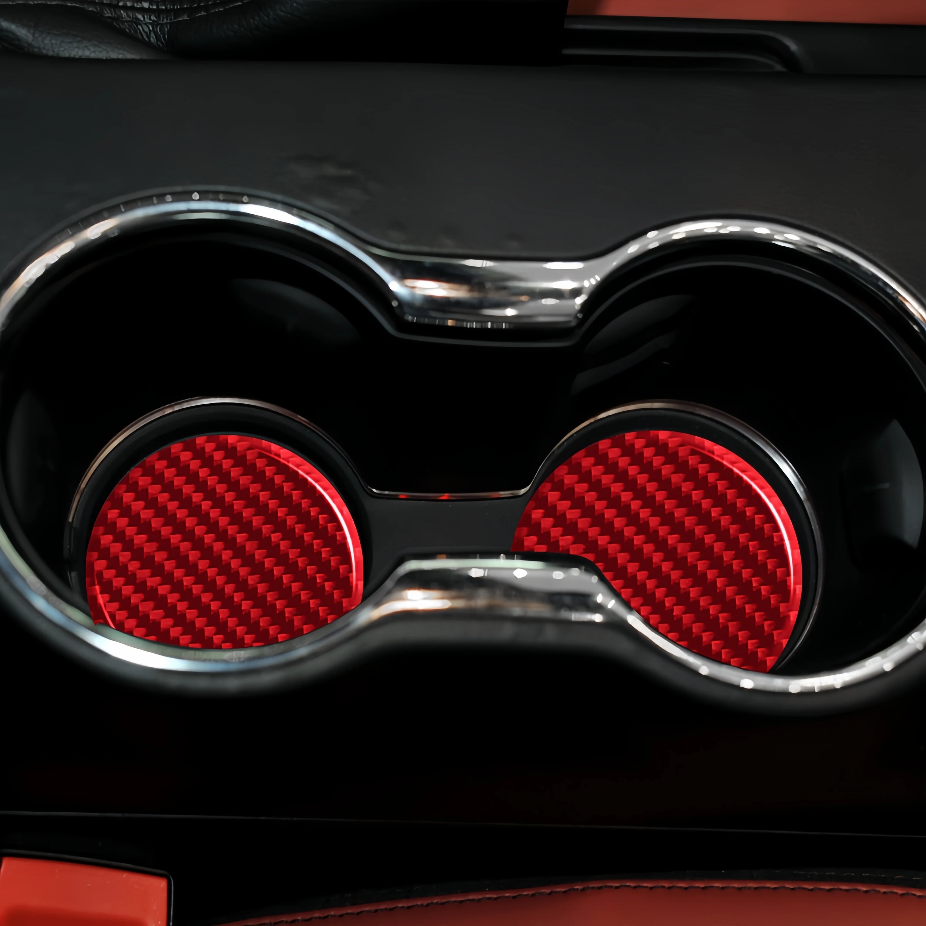 Для Ford Mustang 2015-2020 прокладка из углеродного волокна для внутренней отделки