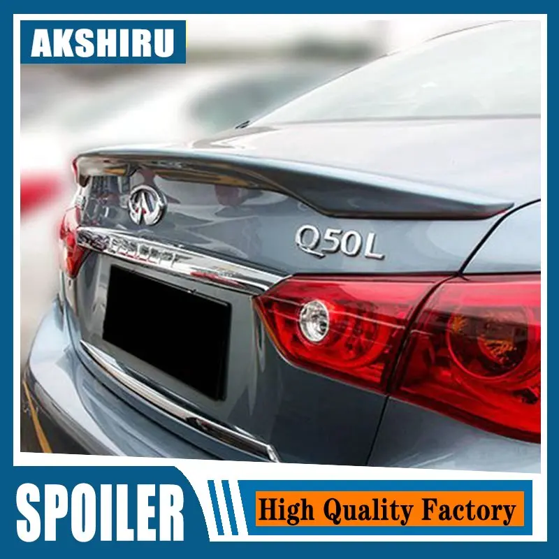 

Спойлер для Infiniti Q50 Q50S, задний спойлер из АБС-материала для заднего крыла автомобиля, задний спойлер для Infiniti Q50, спойлер 2013 + 2017